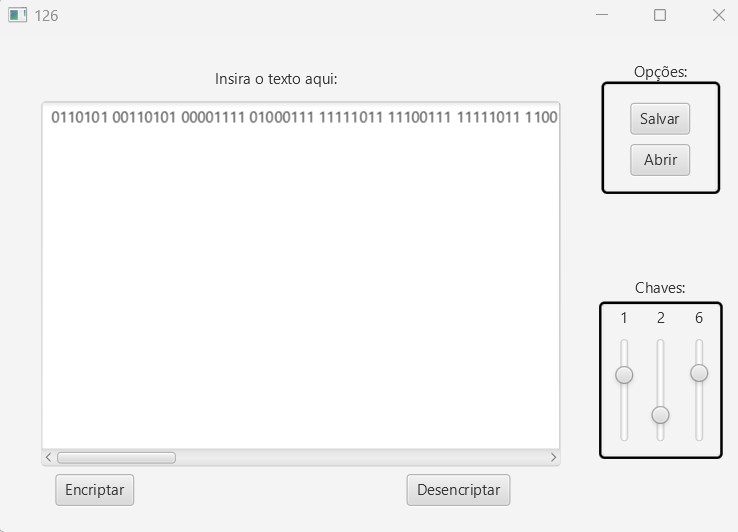 Aparência do Encrypt em B4J